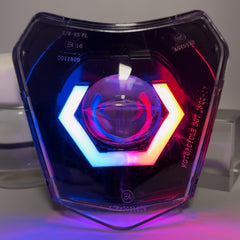 SICKMOTOS LED Scheinwerfer Glow Beam RGBW V4 Hexagonal- KTM Models