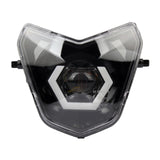 SICKMOTOS LED RGBW V6 Scheinwerfer Hexagonal – Passend für Sherco SE-R, SM-R SE SEF 50 125 300 (2024-)