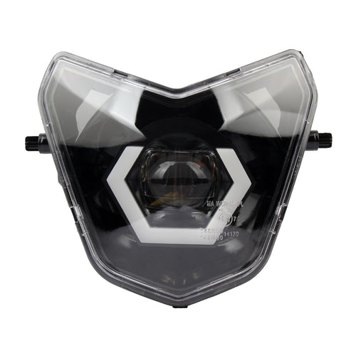 SICKMOTOS LED RGBW V6 Scheinwerfer Hexagonal – Passend für Sherco SE-R, SM-R SE SEF 50 125 300 (2024-)