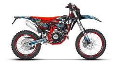 SickMotos Styles Graphics KIT Broken Head “Bavarian Patriot” Edition Beta RR 125 LC 2021-2023