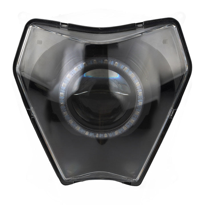 SICKMOTOS LED Scheinwerfer Angel Eye RGBW V4  - KTM EXC 2024-  Street Legal ECE