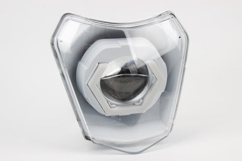 SICKMOTOS LED Headlight Glow Beam Weiss RGBW V4 Hexagonal