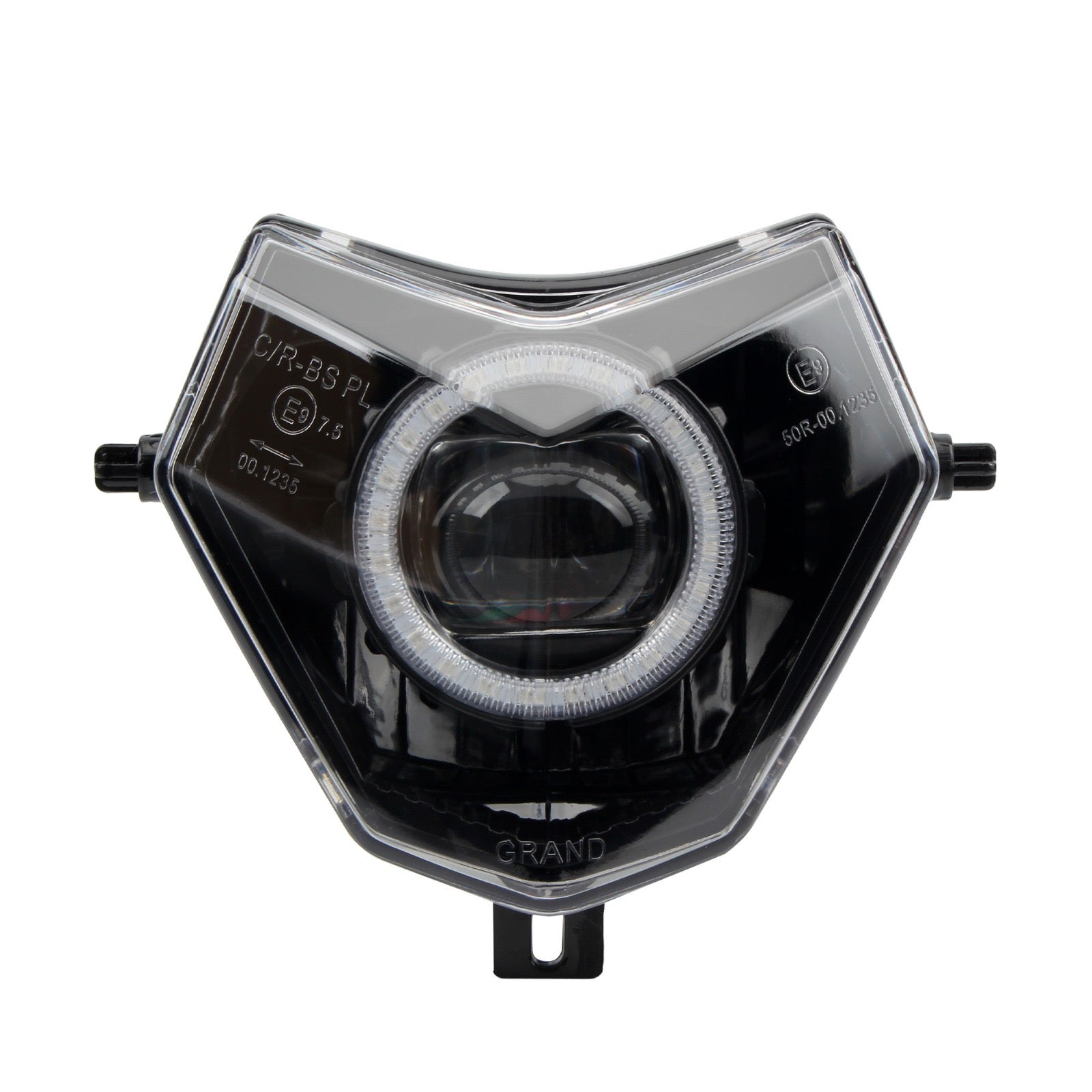 SICKMOTOS LED RGBW V6 Scheinwerfer mit Angel Eye – Passend für Sherco SE-R, SM-R SE SEF 50 125 300 (2013–2023)