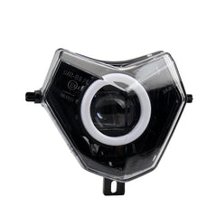 SICKMOTOS LED RGBW V6 Scheinwerfer mit Angel Eye – Passend für Sherco SE-R, SM-R SE SEF 50 125 300 (2013–2023)