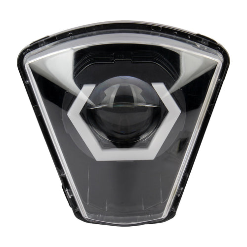 SICKMOTOS LED RGBW V4 Scheinwerfer mit Angel Eye – Passend für GasGas EC ES EW 125 300 350 500 2024-
