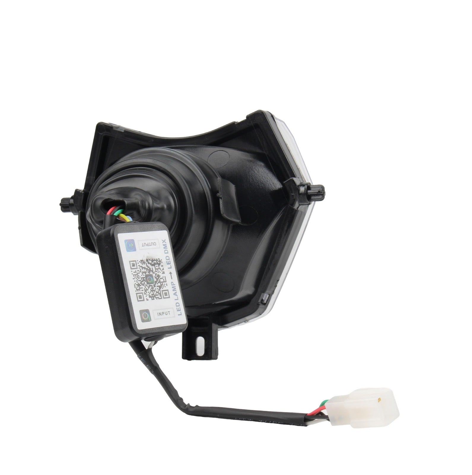 SICKMOTOS LED RGBW V6 Scheinwerfer mit Angel Eye – Passend für Sherco SE-R, SM-R SE SEF 50 125 300 (2013–2023)