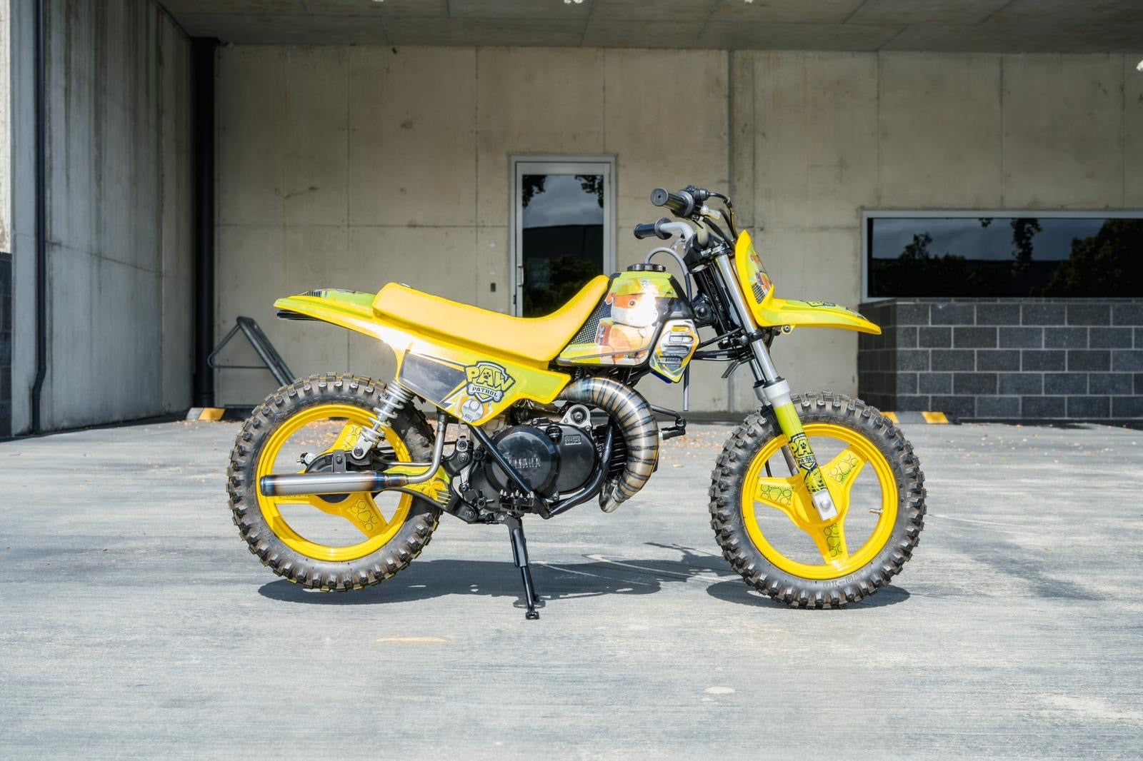 SICKMOTOS Tuning Krümmer Edelstahl Yamaha PW 50 Peewee 50 1987-2024