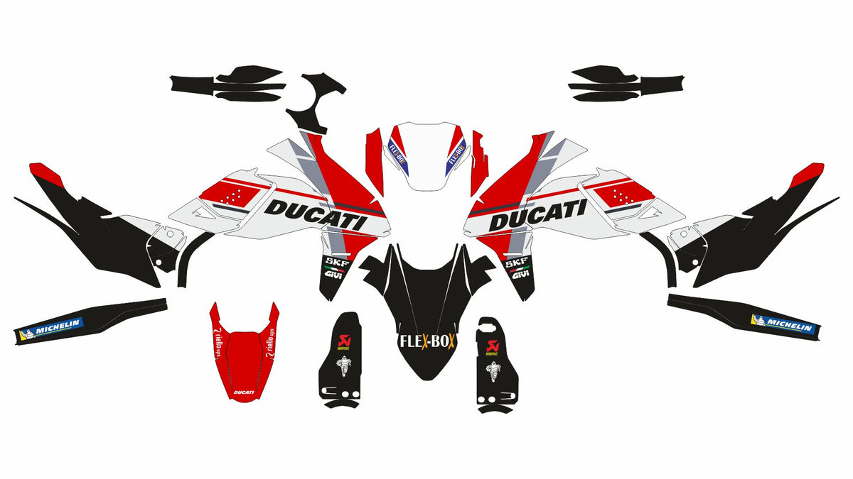 SickMotos Styles Graphics KIT Ducati Hypermotard 698 2024 2025