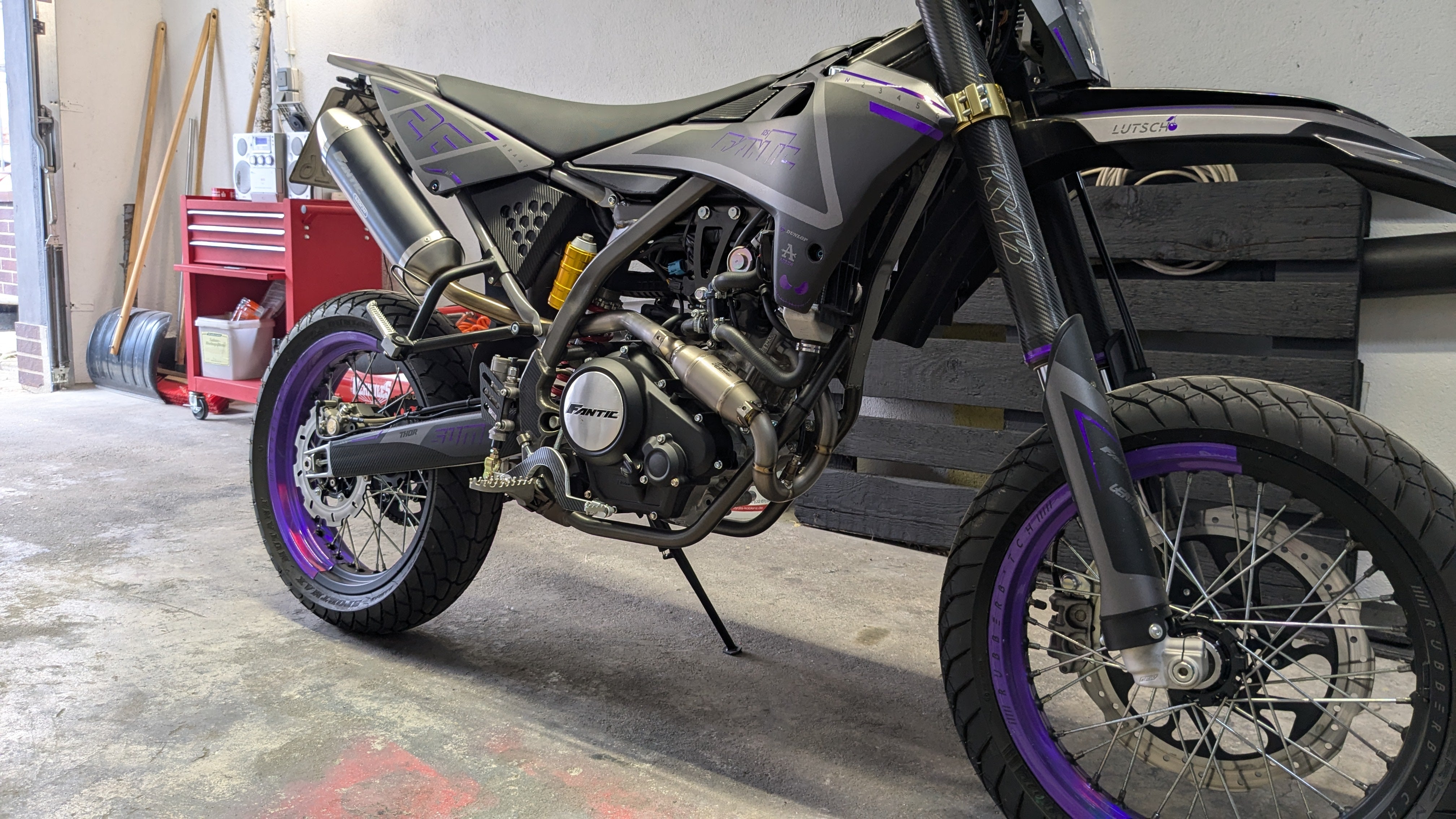 SICKMOTOS Tuning Krümmer Titan Fantic XMF XEF 125 2021-2024