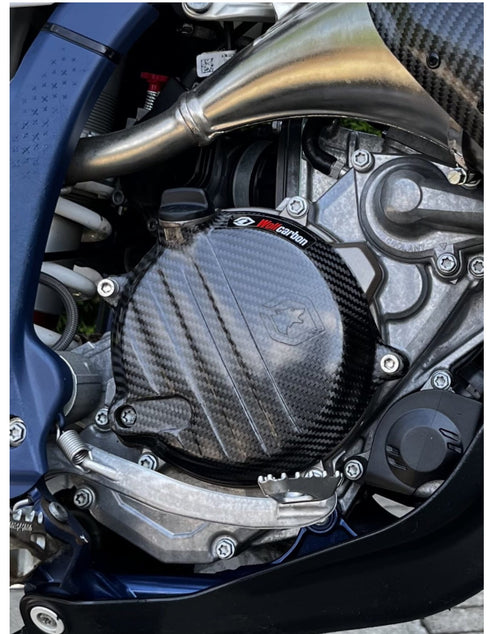 SICKMOTOS Carbon Clutch Guard KTM / Husqvarna / GasGas 125/150 2023-25