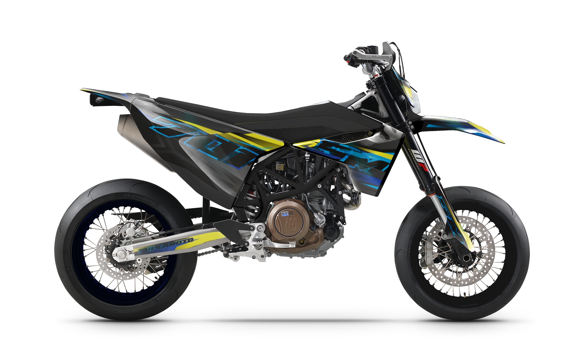 SickMotos Styles Graphics KIT Razor Chrome Edition Husqvarna 701 SM 20 ...