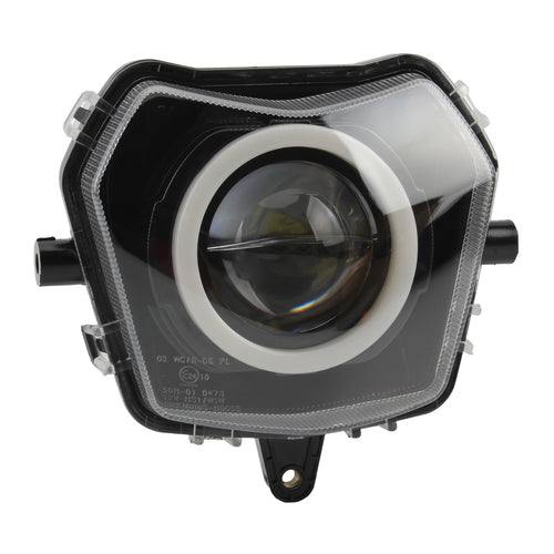 SICKMOTOS LED-Scheinwerfer Angel Eye RGBW V4 – Passend für Fantic XEF, XMF, XM & XE (50 & 125/250/310/450)