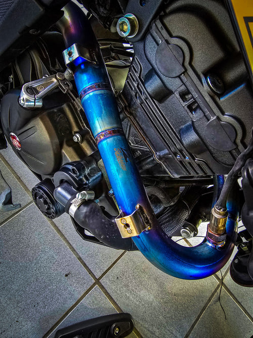 SICKMOTOS Tuning Krümmer Titan Aprilia SX / RX 125 2021-2024 Malaguti , Zündapp , Mondial Race Only