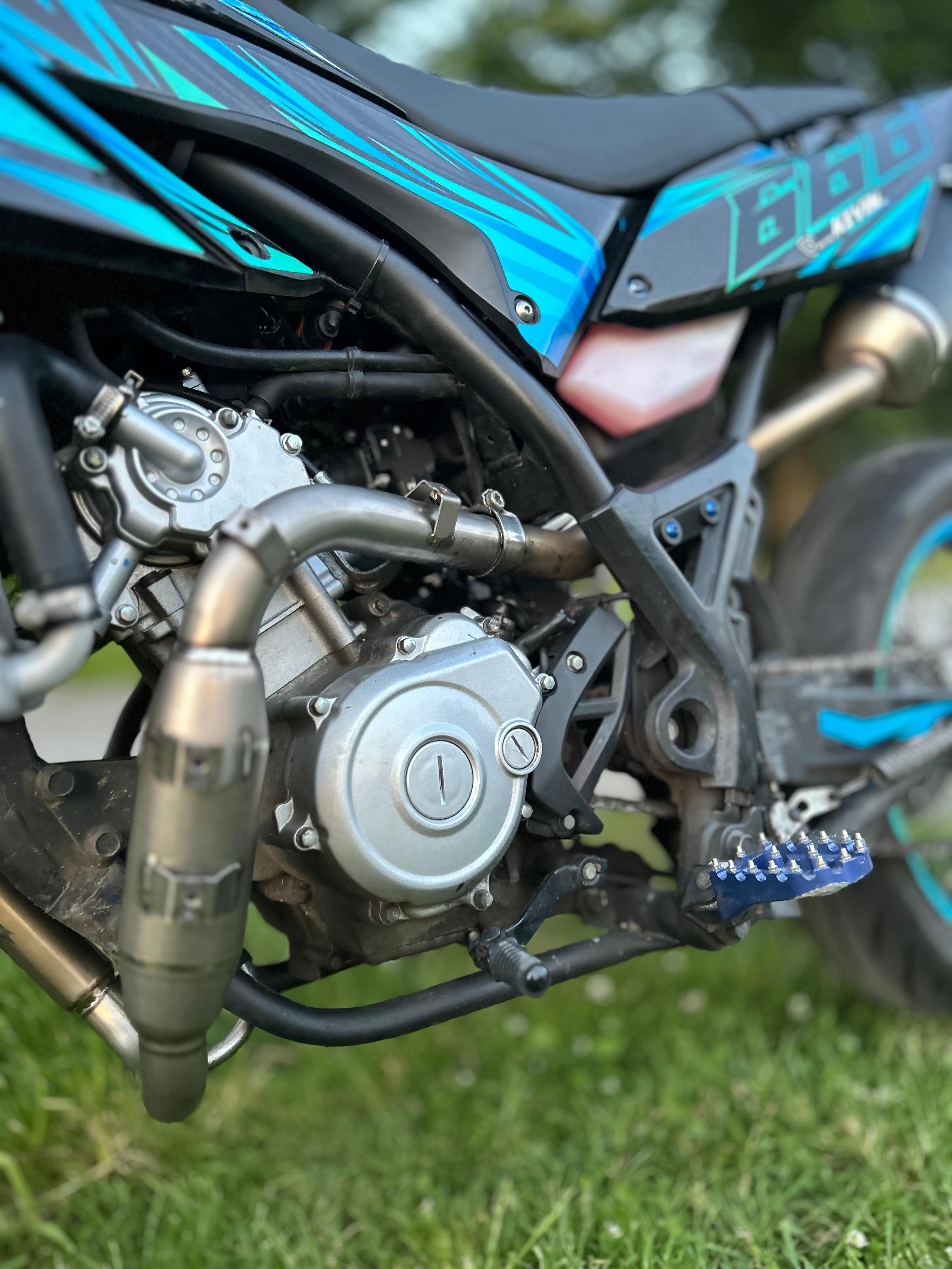 SICKMOTOS Tuning Krümmer Titan Yamaha WR 125 X / R 2009-2016