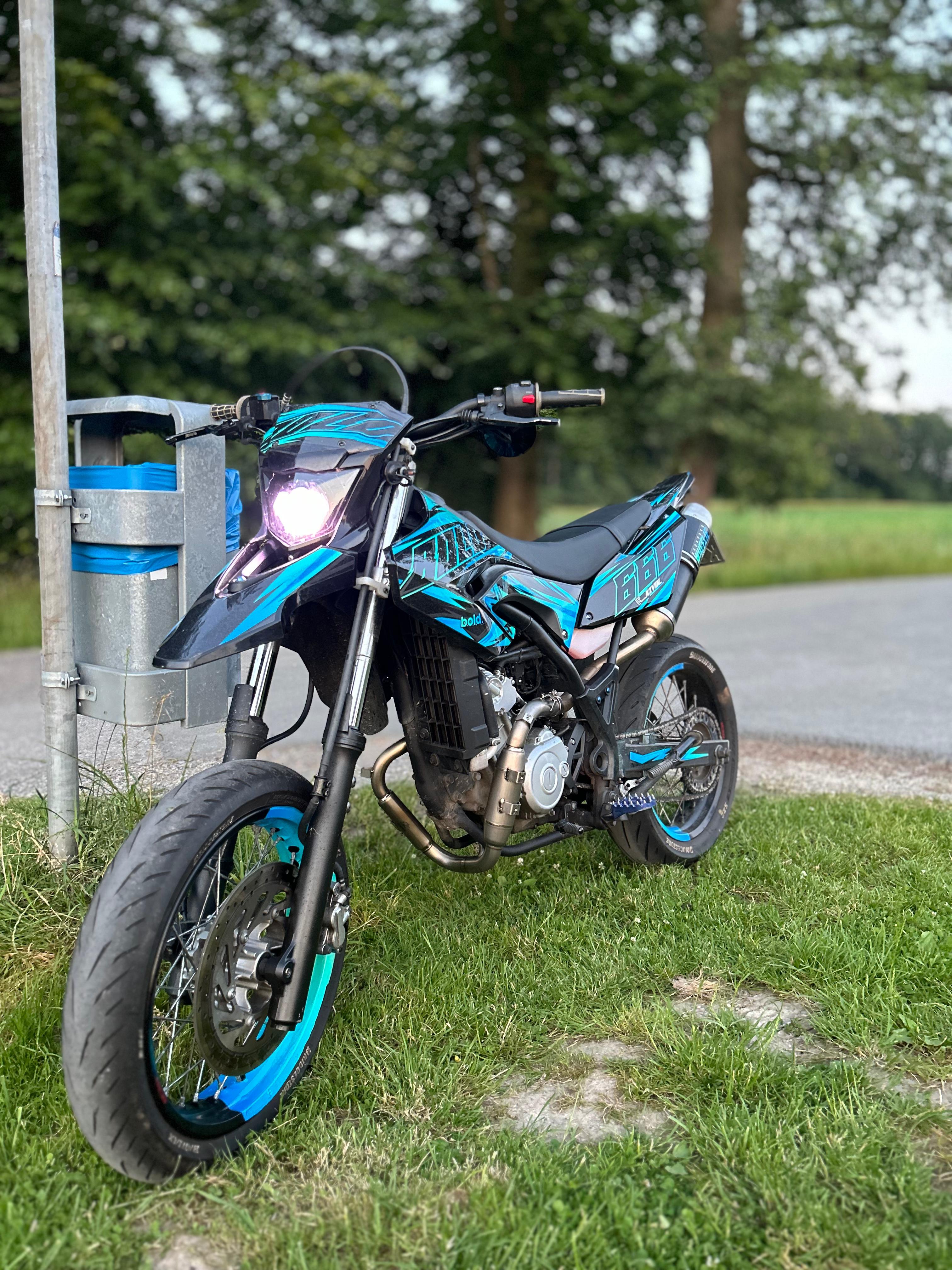 SICKMOTOS Tuning Krümmer Titan Yamaha WR 125 X / R 2009-2016