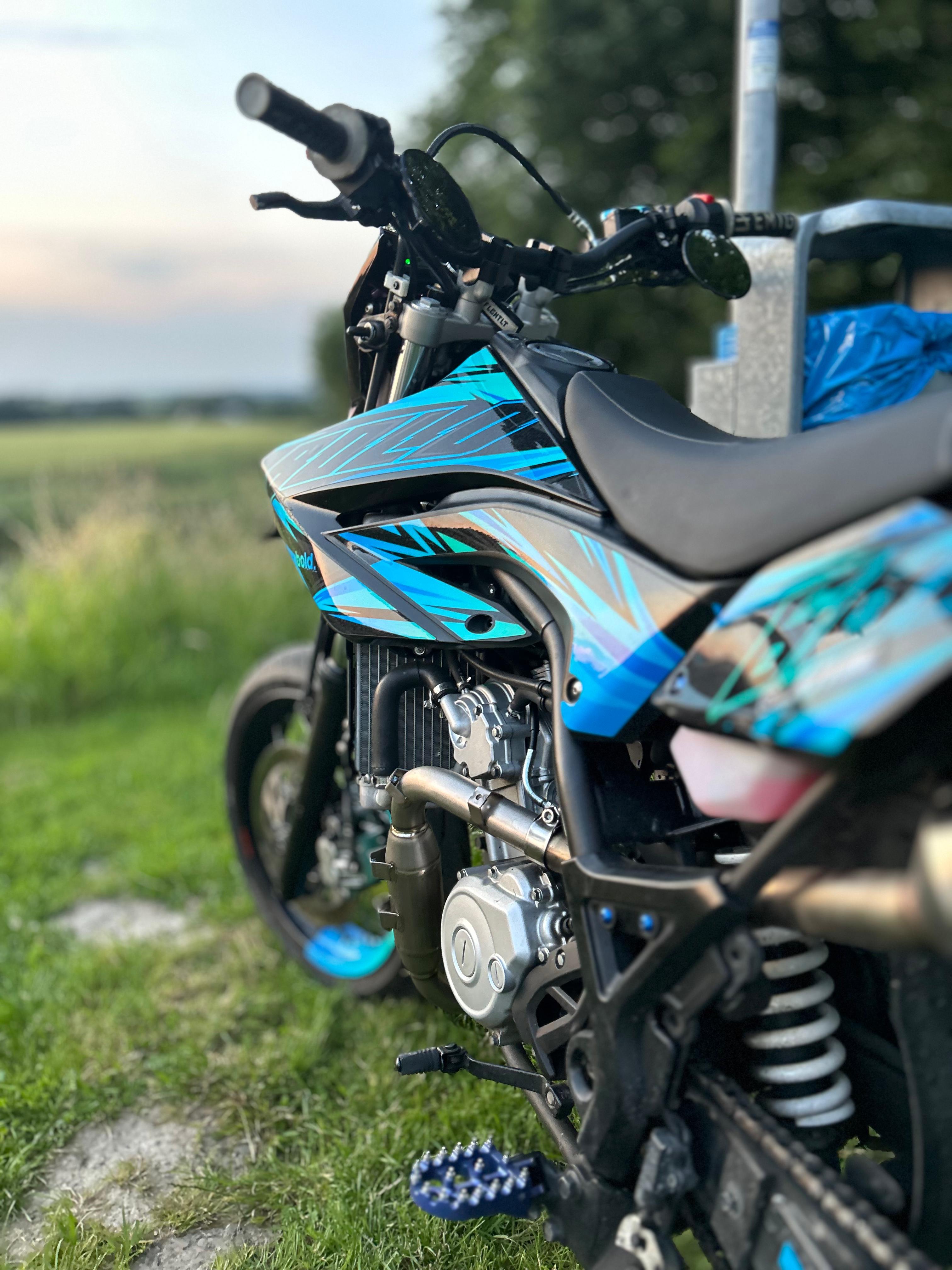 SICKMOTOS Tuning Krümmer Titan Yamaha WR 125 X / R 2009-2016