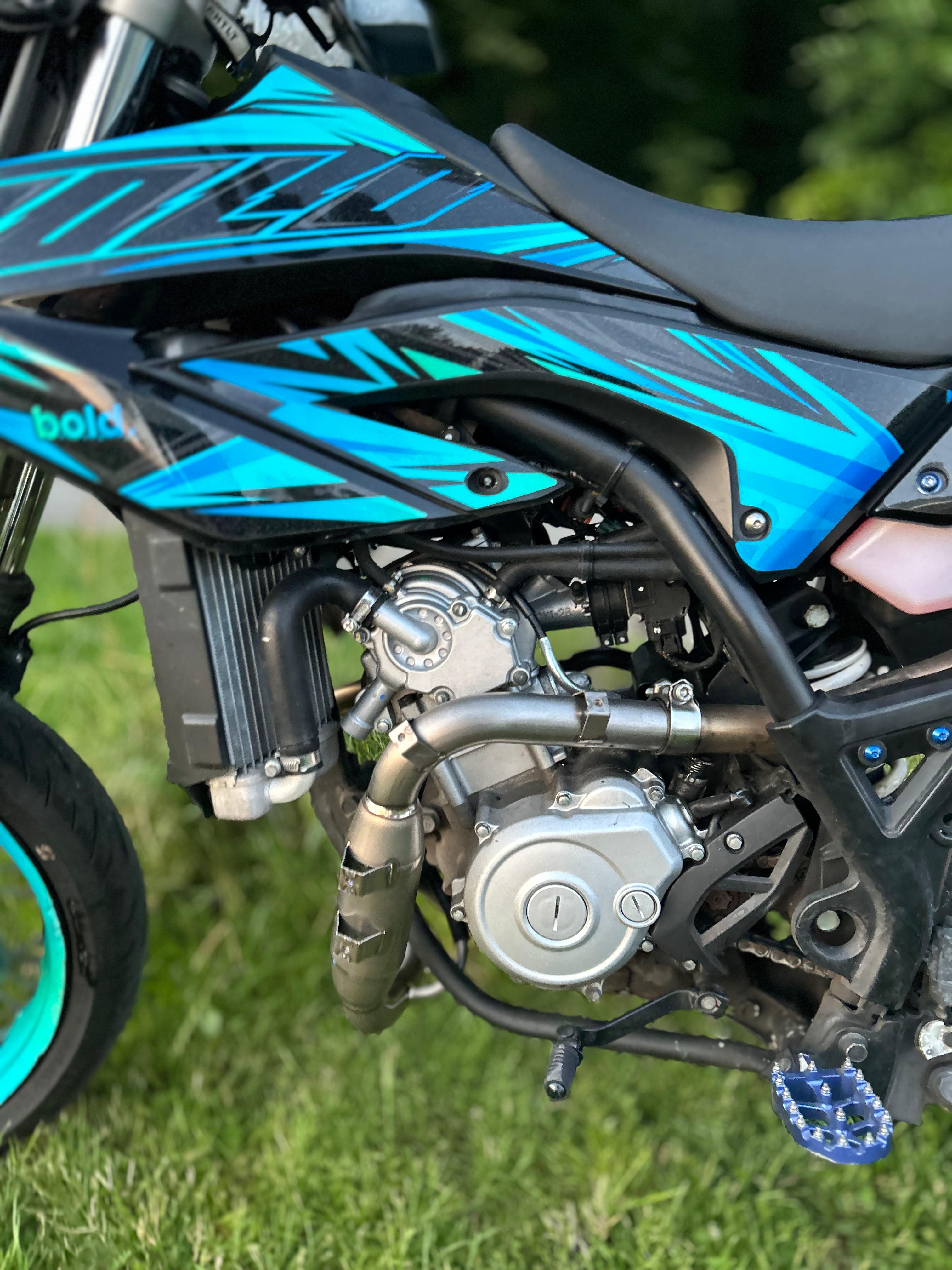 SICKMOTOS Tuning Krümmer Titan Yamaha WR 125 X / R 2009-2016