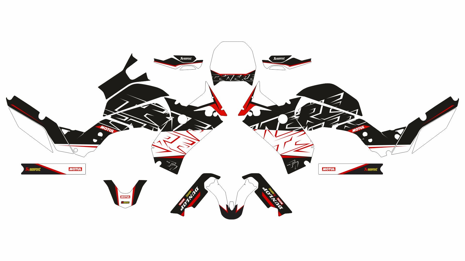 SickMotos Styles Graphics KIT Yamaha Tenere 700 2018-2024