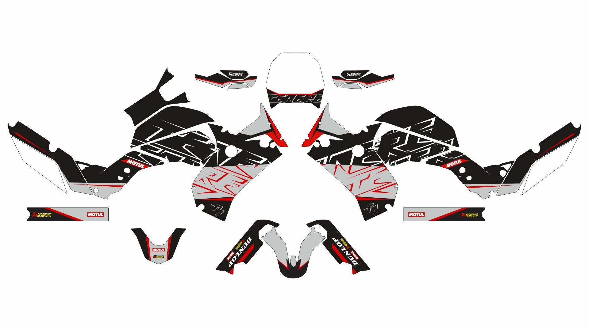 SickMotos Styles Graphics KIT Yamaha Tenere 700 2018-2024