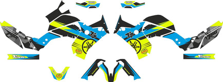 SickMotos Styles Graphics KIT T7 Fluo Edition Yamaha Tenere 700 2018-2022