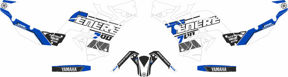 SickMotos Styles Graphics KIT Blue White Edition Yamaha Tenere 700 World Raid 2022