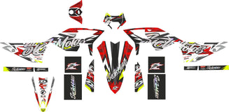 SickMotos Styles Graphics KIT SICKMOTOS Edition Fluo Yellow Chrome Holo Beta RR 125 LC Enduro 2021-2023