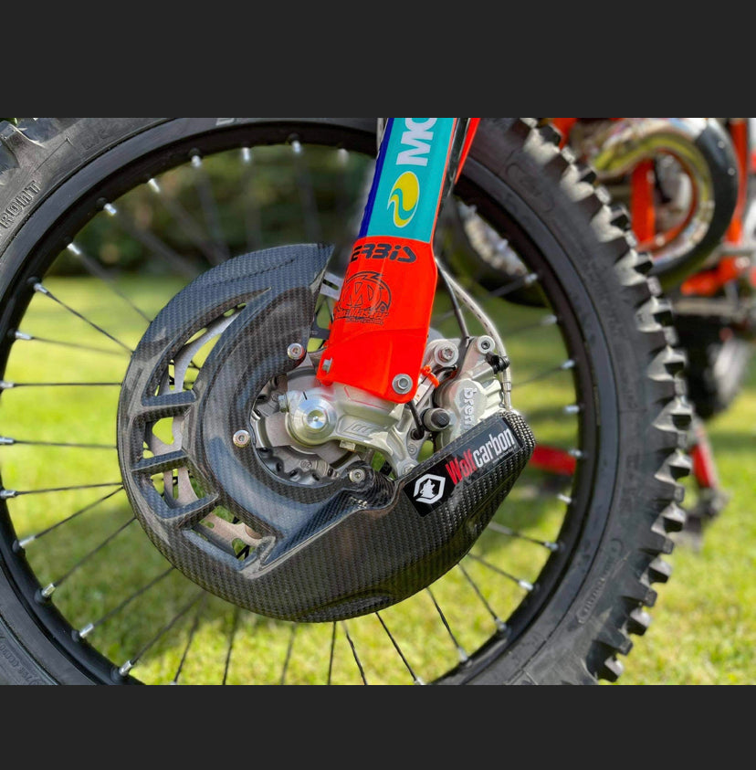 SICKMOTOS Carbon UNIVERSAL FRONT BRAKE DISC GUARD – Sickmotos-Styles