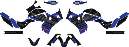 SickMotos Styles Graphics KIT Blue Edition Yamaha Tenere 700 2018-2022