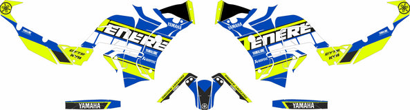 SickMotos Styles Graphics KIT Fluo Yellow Replica Edition Yamaha Tenere 700 World Raid 2022