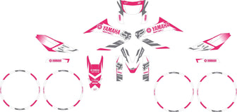 SickMotos Styles Graphics KIT Pink Princess Edition Yamaha WR 125 X (R) 2009-2017