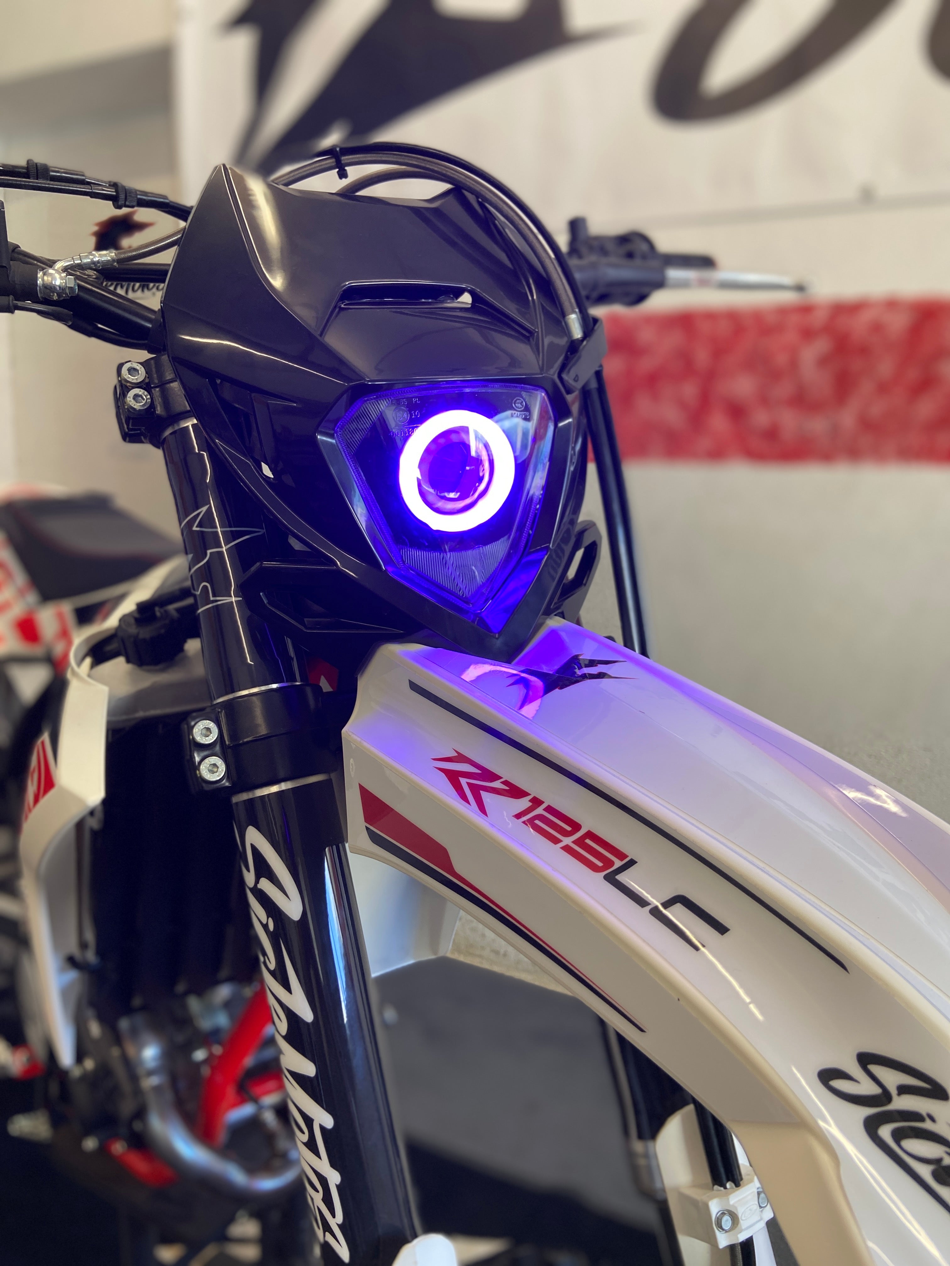 REALOVE Motorrad Scheinwerfer E-Prüfzeichen LED Scheinwerfer