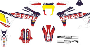 SickMotos Styles Graphics KIT Standout Edition GasGas SM 700 2022-