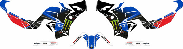 SickMotos Styles Graphics KIT Monster Edition Yamaha Tenere 700 World Raid 2022