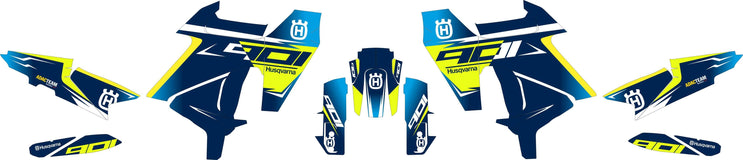 SickMotos Styles Graphics KIT Fluo Edition Husqvarna Norden 901 2022-