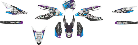 SickMotos Styles Graphics KIT Purple Edition Aprilia SX 125 2018-2023