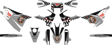 SickMotos Styles Graphics KIT Why so Serious ?? Black Jack Edition Husqvarna 701 SM 2016-2022