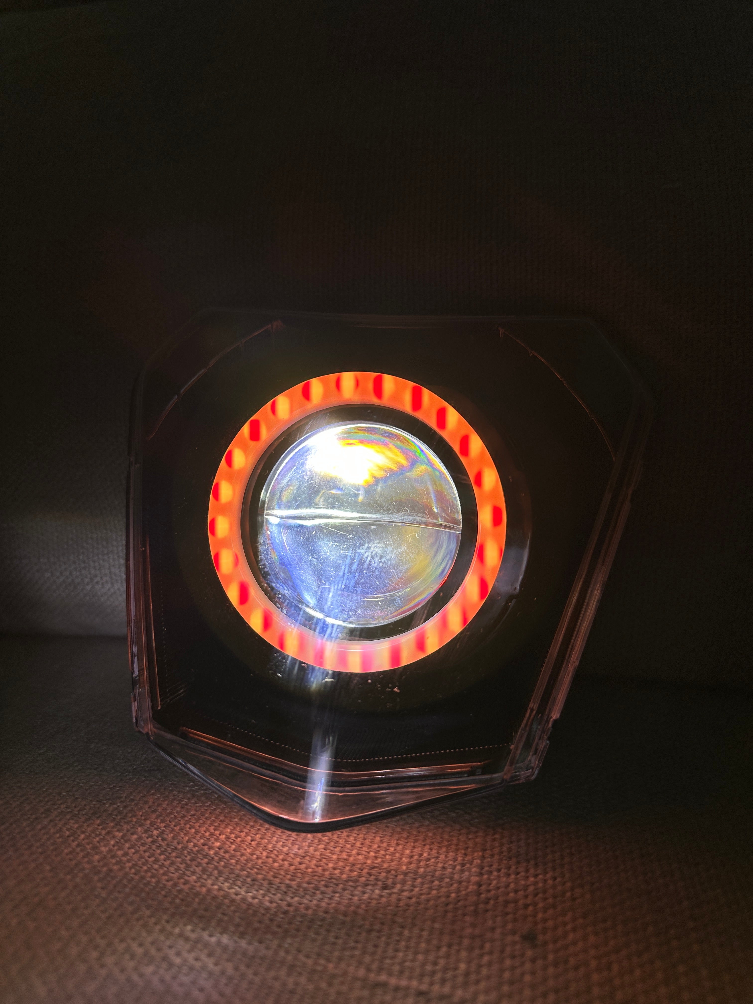 SICKMOTOS LED Scheinwerfer Angel Eye RGBW V4 Yamaha WR 125 X / R on –  Sickmotos-Styles