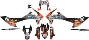 SickMotos Styles Graphics KIT KTM SMCR 690 2019-2023